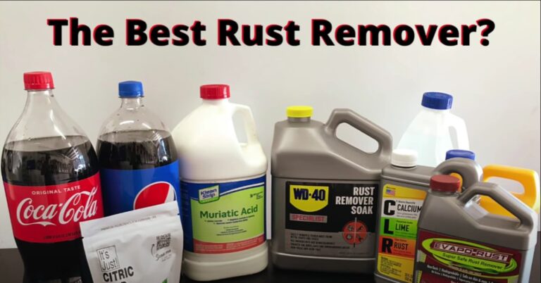Rust removal and several removers tested